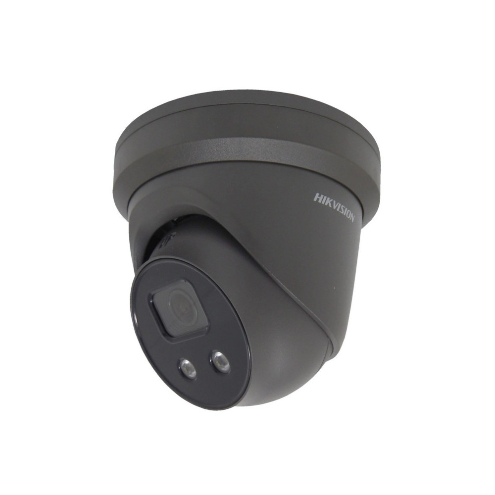 IP kamera DOME, AcuSense, 4MP, F2.8mm(103°), PoE, IR iki 30m, integruotas mikrofonas, micro SD iki 256GB, IP66, juoda, H...