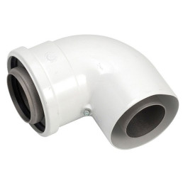 Vaillant dūmtraukio alkūnė 87°, d. 60/ 100 mm sistemai