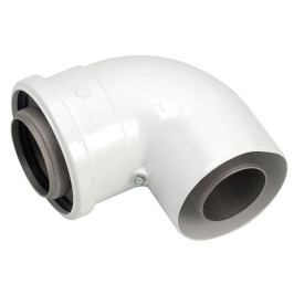 Vaillant dūmtraukio alkūnė 87°, d. 60/ 100 mm sistemai
