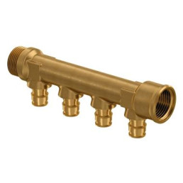 Uponor Q&E srieginis kolektorius PL 3/ 4"MT/ FT 3X16 c/ c35mm