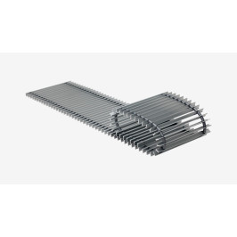 Grotelės įleidžiamam grindiniam konvektoriui GR 110x32 Aliuminis