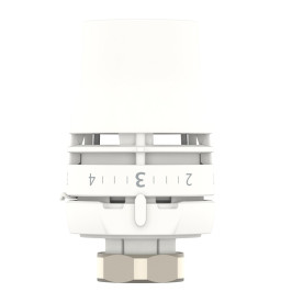 Termostatinė galva Danfoss Redia M30x1,5, 8-28 °C, skirta prijungimui prie apatinio jungimo radiatorių