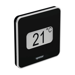 Uponor Smatrix Wave skaitm. termostatas + drėg. jutiklis Style T-169 juodas
