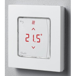 Icon™ su displėjumi, virštinkinis patalpos termostatas, 230V/ 50Hz, temp. ribos 5-35C, 3(1)A/ 230V AC