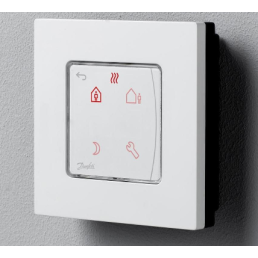 Icon™ su displėjumi, programuojamas, virštinkinis patalpos termostatas 230V/ 50Hz, temp. ribos 5-35C, 3(1)A/ 230V AC