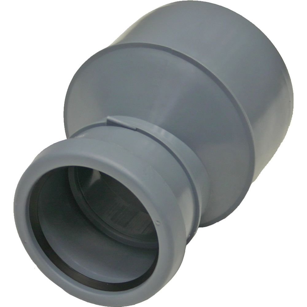 Vidaus kanaliz. perėjimas PP HT 50x40 mm, pilkas