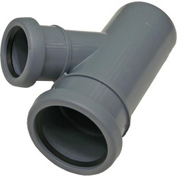 Vidaus kanaliz. trišakis PP HT 110x50/ 45°, pilkas