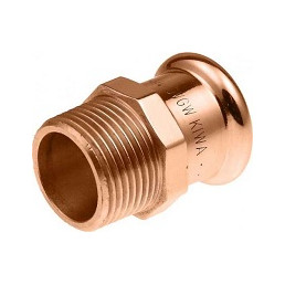 Varinė pres. jungtis su išoriniu sriegiu KAN-therm, 18 x 1/ 2"