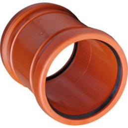 Lauko kanaliz. PVC remontinė mova d. 110 mm