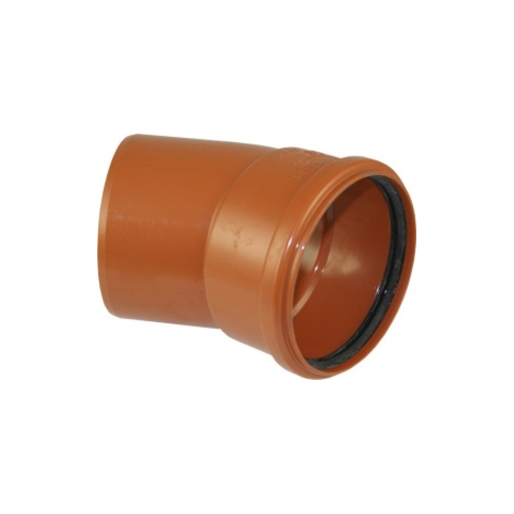 Lauko kanaliz. PVC alkūnė 110/ 30°