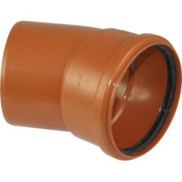 Lauko kanaliz. PVC alkūnė 110/ 30°