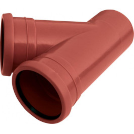 Lauko kanaliz. PVC trišakis 110x110/ 45°