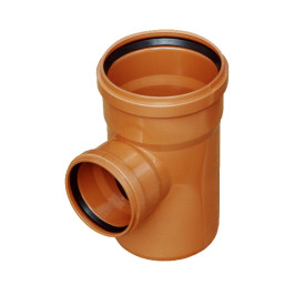 Lauko kanaliz. PVC trišakis 160x110/ 90°