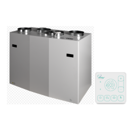 Rekuperatorius ENSY WAVE 550BV/ 1 vert. kair. p. 794 m³/ h su Wi-Fi ir Bluetooth valdikliu