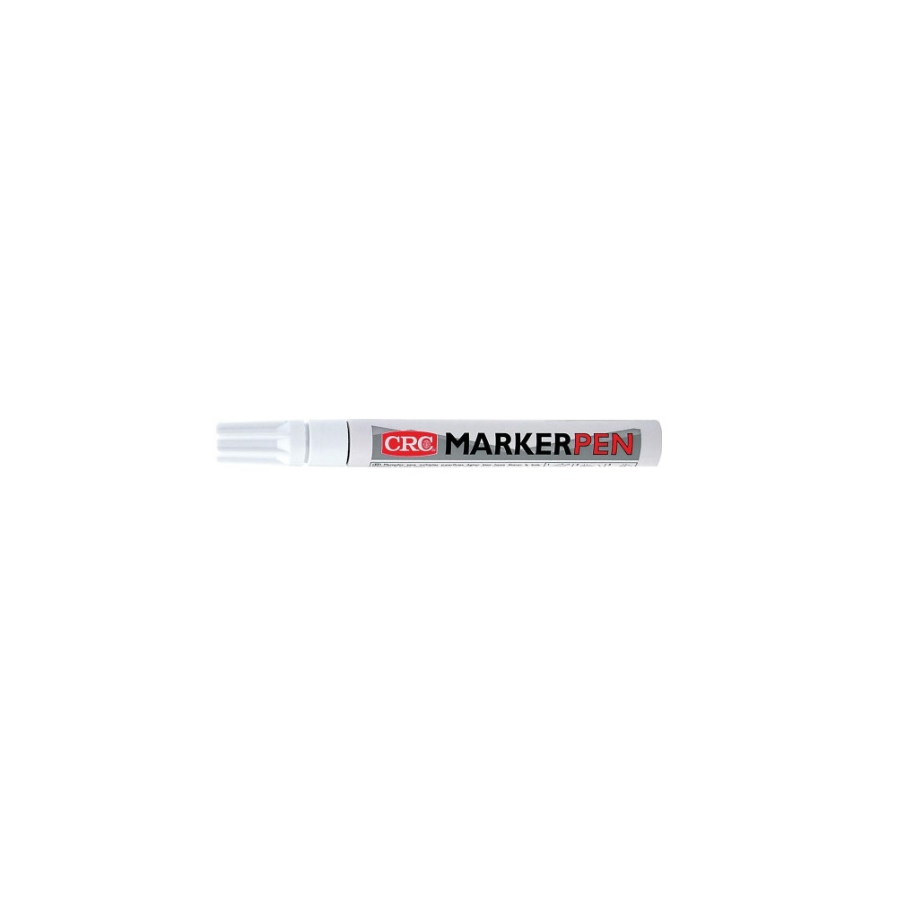 Dažų žymeklis 4.5mm įvairiems paviršiams baltas CRC
