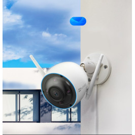 Wi-Fi kamera H3, 5MP, AI žmonių aptikimas, IP67, MicroSD iki 512GB, EZVIZ
