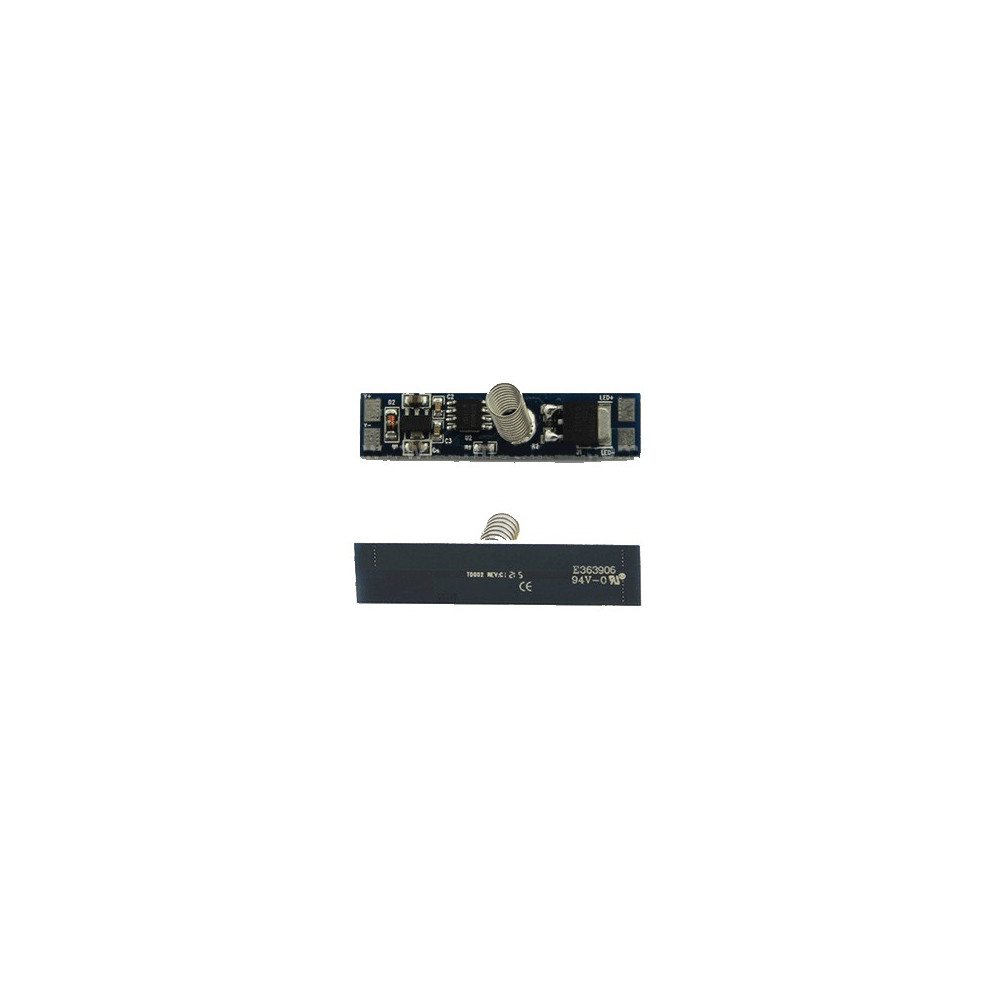 LED juostos valdiklis 12-24Vdc, 8A, montuojamas į profilį