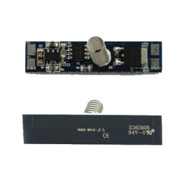 LED juostos valdiklis 12-24Vdc, 8A, montuojamas į profilį