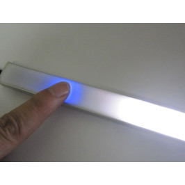 LED juostos valdiklis 12-24Vdc, 8A, montuojamas į profilį