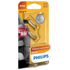 Lemputė 12V 3W W2.1x9.5d, PHILIPS, 2vnt