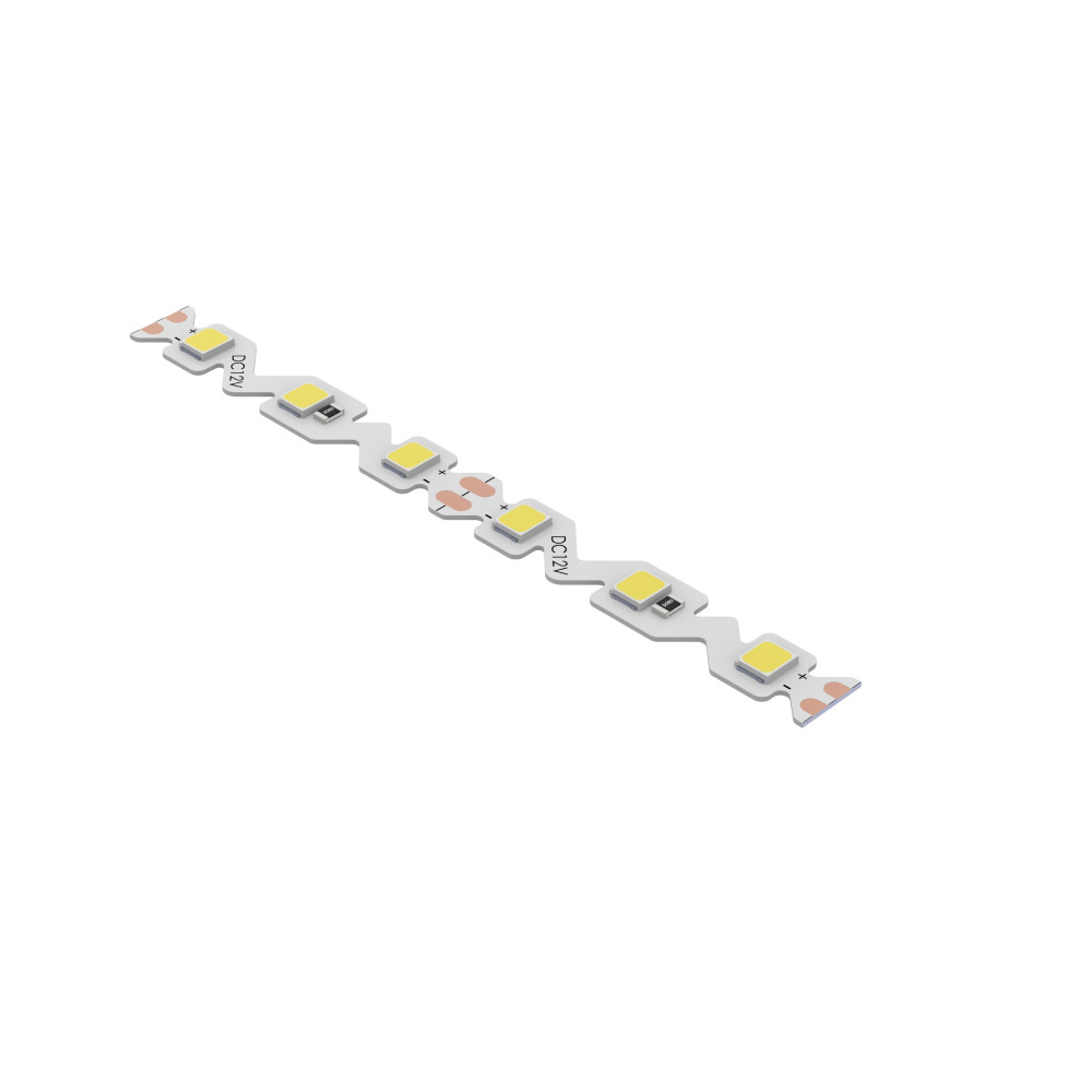 LED juosta, 5m ritė, 12Vdc, 11W/ m, S formos, 90LED/ m, 1182lm/ m, 6500K, IP20
