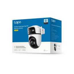 Wi-Fi lauko kamera PT, 2K 3MP du objektyvai plataus ir siauro kampo, IP66, MicroSD iki 512GB