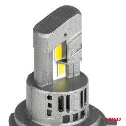 LED lemputės CANBUS H4 11-18V 44W 6000K 4200lm 2 vnt. AMiO
