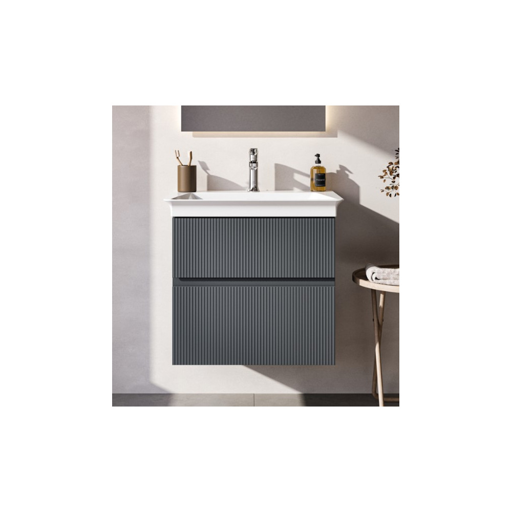 Pakabinama vonios spintelė be praustuvo Ideal Standard Finesse 60 cm (600 x 440 x 545), du stalčiai, soft close uždaryma