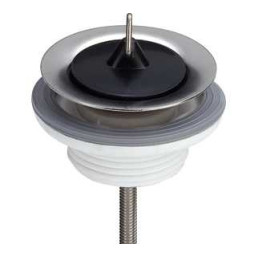 Išleidimo ventilis su kamščiu 1 1/ 4 x 60, plastikas
