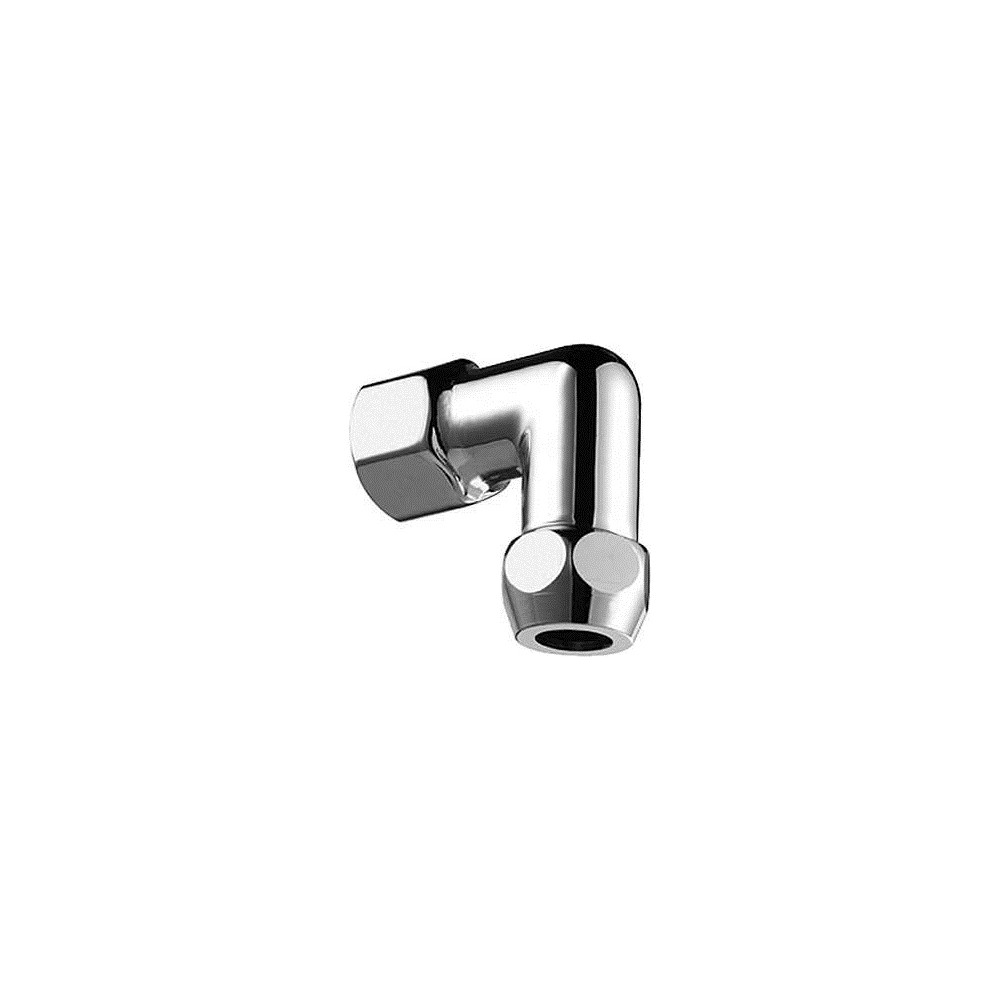 Alkūnė su veržlėmis 3/ 8"xØ10 (G3/ 8"), chromuota