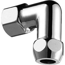 Alkūnė su veržlėmis 3/ 8"xØ10 (G3/ 8"), chromuota