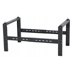 Juodas rėmas laikiklis lauko daliai 400x542x480~830mm (AxGxP) iki 200kg