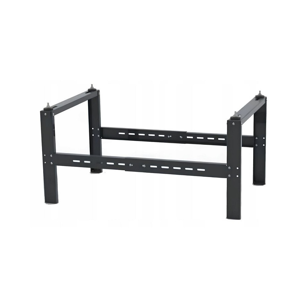 Juodas rėmas laikiklis lauko daliai 400x542x480~830mm (AxGxP) iki 200kg