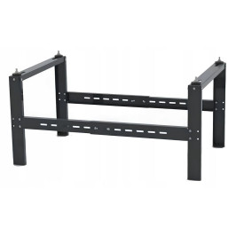 Juodas rėmas laikiklis lauko daliai 400x542x480~830mm (AxGxP) iki 200kg