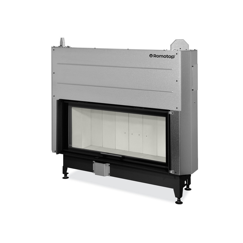 Plieninis židinio ugniakuras Romotop KV HEAT H3LG04 110.50.04 IGN su pak. 50x110 cm