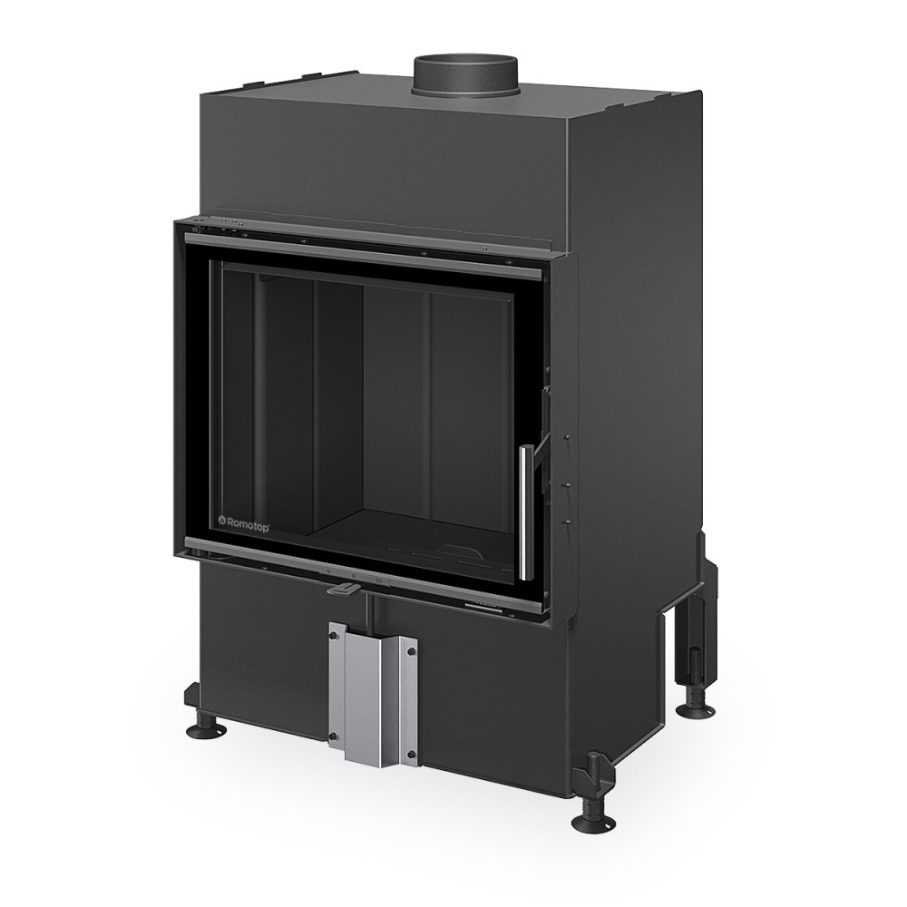 Plieninis židinio ugniakuras Romotop HEAT H4N 06, 59.50, juoda pakura IGN