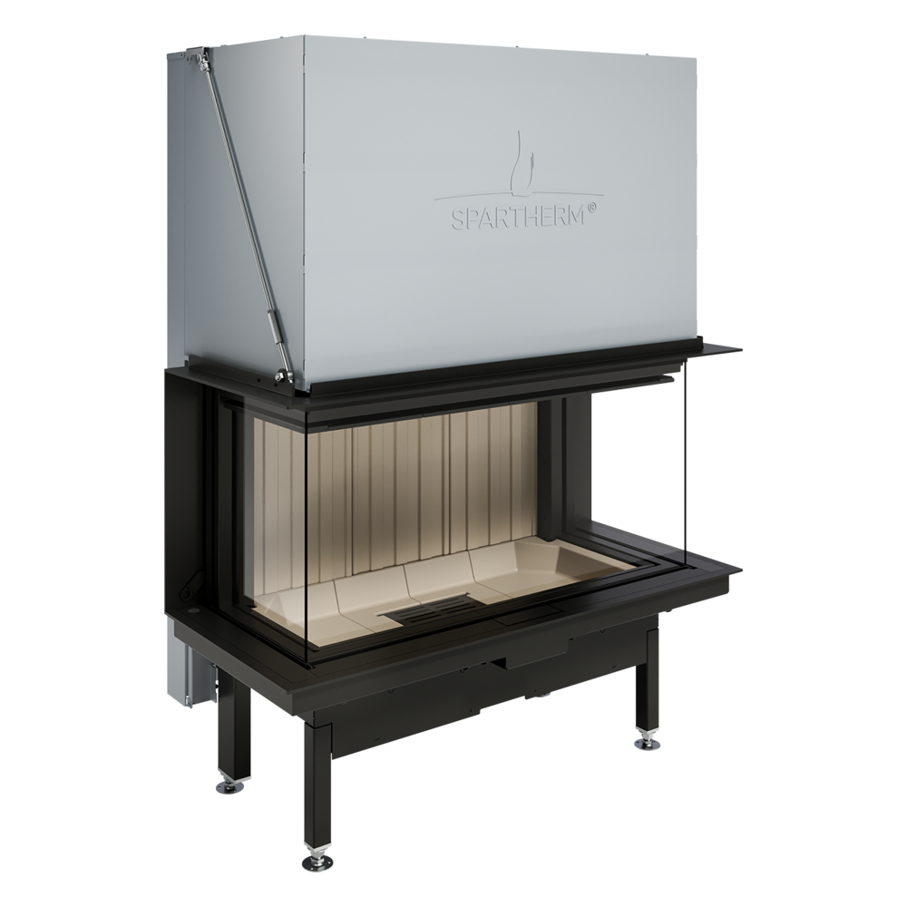 Plieninis židinio ugniakuras Spartherm Premium A-3RL-100h, trimis stiklais (d.200)