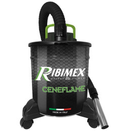Pelenų siurblys Ribimex Ceneflame, su ratukais 1200W, 18L talpa