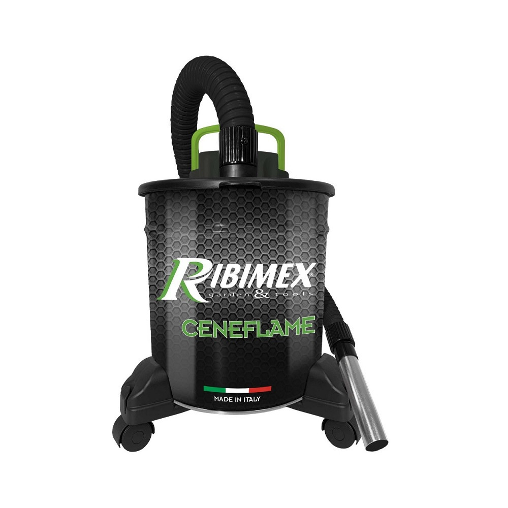 Pelenų siurblys Ribimex Ceneflame, su ratukais 1200W, 18L talpa