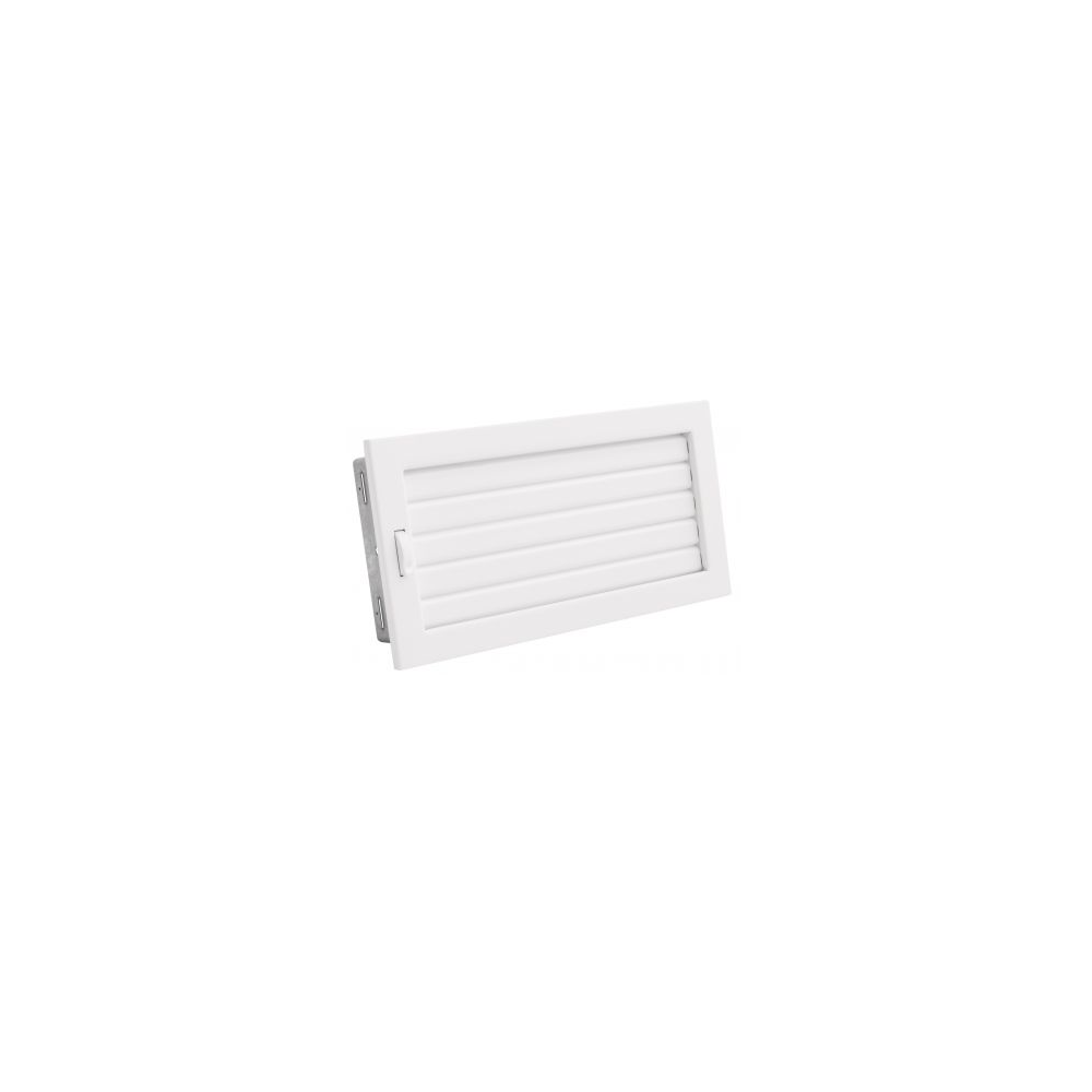 Grotelės VENTLAB 325x170, reguliuojamos žaliuzės, baltos