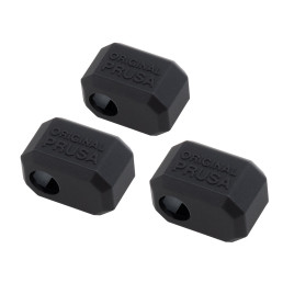 Prusa Nextruder Silikonininių apsaugų komplektas (3vnt)