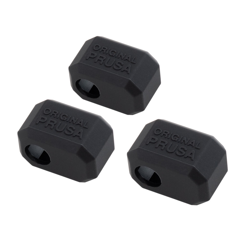 Prusa Nextruder Silikonininių apsaugų komplektas (3vnt)