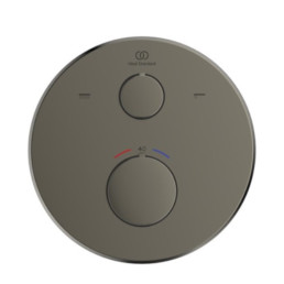 Ideal Standard Ceratherm 100 potinkinio termostatinio vonios/ dušo maišytuvo virštinkinė dalis,apvali, magnetic grey spa...