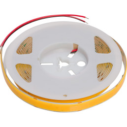 LED juosta, 5m ritė, 24Vdc, 25W/ m, COB DOUBLE 960LED/ m, 2500lm, 15mm PCB, šiltai balta 3000K, IP20, 180°
