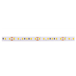 LED juosta, 5m ritė, 24V 4.8W/ m nehermetiška IP20 šiltai balta 2700K 120LED/ m 115lm/ W