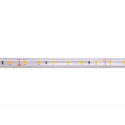 LED juosta, 5m ritė, 24V 4.8W/ m hermetiška IP67, T formos, šiltai balta 3000K