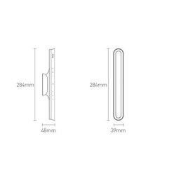 Įkraunamas šviestuvas pakabinamas po lentyna 5W 1800mAh, šviesos srautas ≥100lm