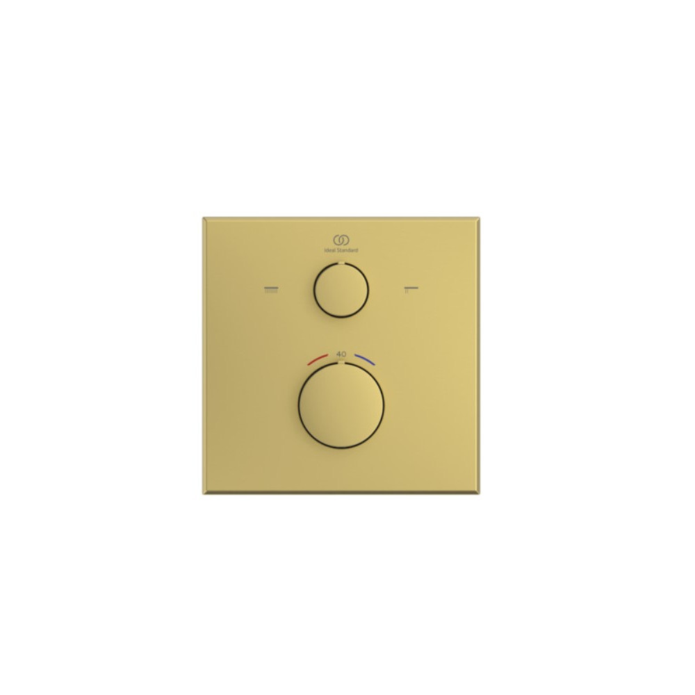 Ideal Standard Ceratherm 100 potinkinio termostatinio vonios/ dušo maišytuvo virštinkinė dalis, kvadratinė šlifuotas auk...