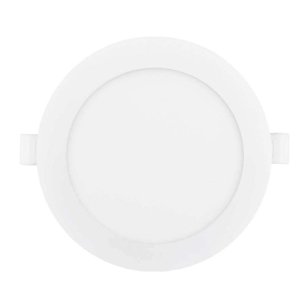 Įmontuojamas LED šviestuvas, 230Vac, 9W, 900lm, CCT (3K/ 4K/ 6K), apvalus, baltas, D 120mm