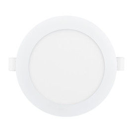 Įmontuojamas LED šviestuvas, 230Vac, 9W, 900lm, CCT (3K/ 4K/ 6K), apvalus, baltas, D 120mm